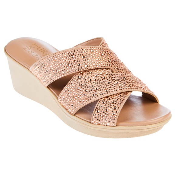 Naturalizer Rowena 2 Wedge Heel w/Rhinestones - 854-181 - Picture 1 of 7